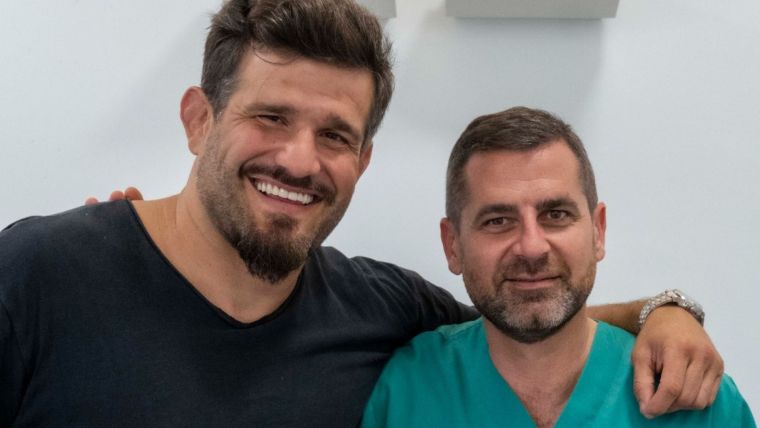 Juan Espino "El Guapo" y Antonio Silva "Bigfoot" en IOC Clínica Dental, preparando "LA DESPEDIDA" [VÍDEO]