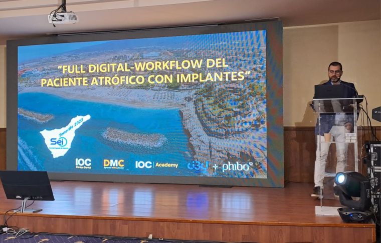 Flujo de trabajo digital completo de un paciente con pérdida severa de hueso con implantes [SEI TENERIFE]